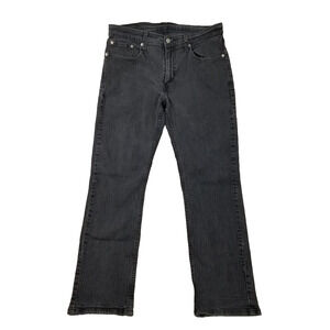 Levis 559 Jeans Mens 33x29 Black Straight Leg Comfort Fit Stretch Denim Pants